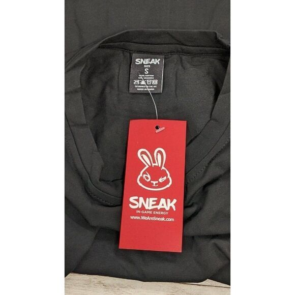 Sneak Energy Mens Size Small Black Crew Neck Short Sleeves Pullover T Shirt - Picture 6 of 6